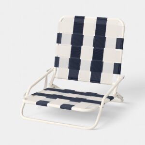 Webstrap Beach Sand Chair Navy Blue - Room Essentials